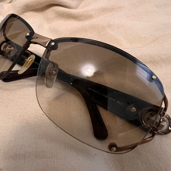 Gucci Brown Radiant Crystals GG 2820/F/S Sunglasses. No Scratches No Case - Picture 2 of 9